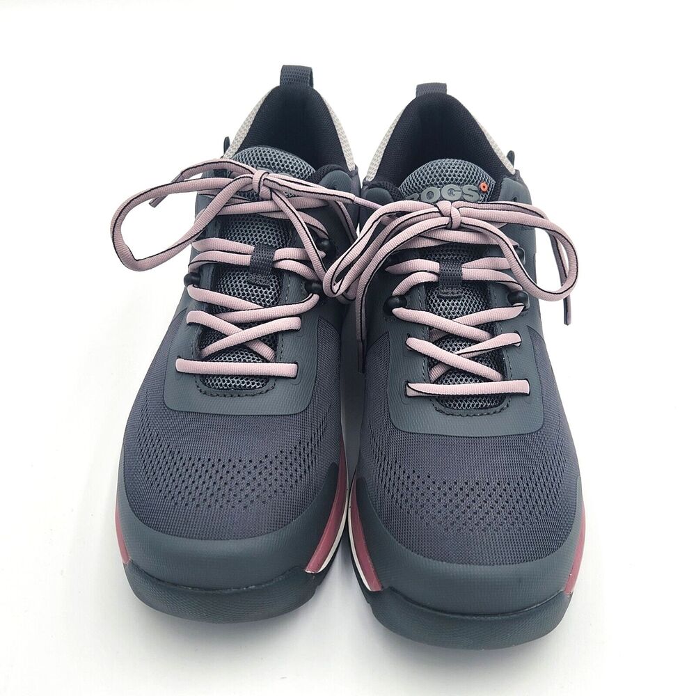 BOGS Safety Toe Shoes Womens 9.5 Gray/Pink Composite Work Sneakers ASTM NEW - Picture 5 of 11